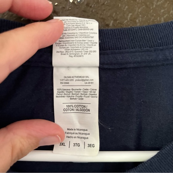 Navy Blue Short Sleeve Black Leadership Summit Devine Nine Graphic Tee, Size 3XL - Picture 3 of 5